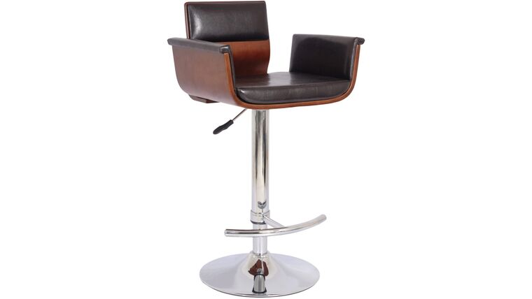 Barstool | AC Pacific Swivel | Black/Wood | Rental
