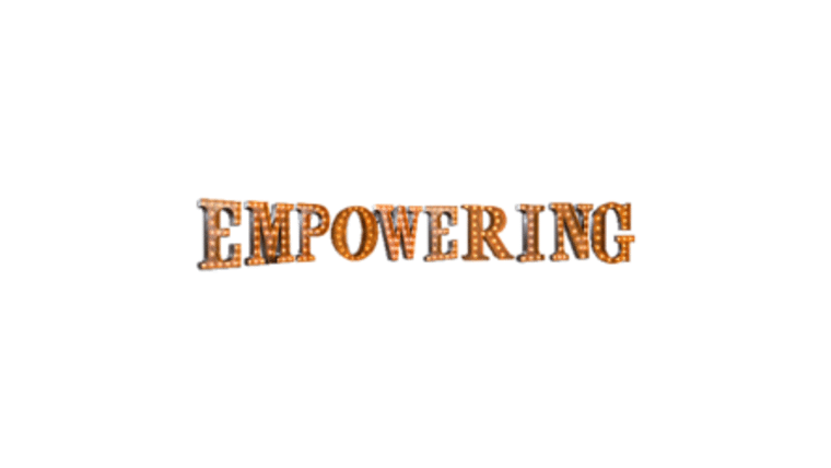 Vintage Marquee Letters | EMPOWERING | 36″ | Rental