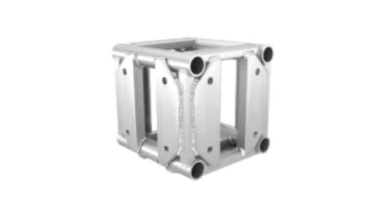 Xtreme Truss – 12″ x 12″ Xtreme Structures Silver 5 Way Corner Block | Rental Xtreme Truss – 12″ x 12″ Xtreme Structures Silver 5 Way Corner Block | Rental