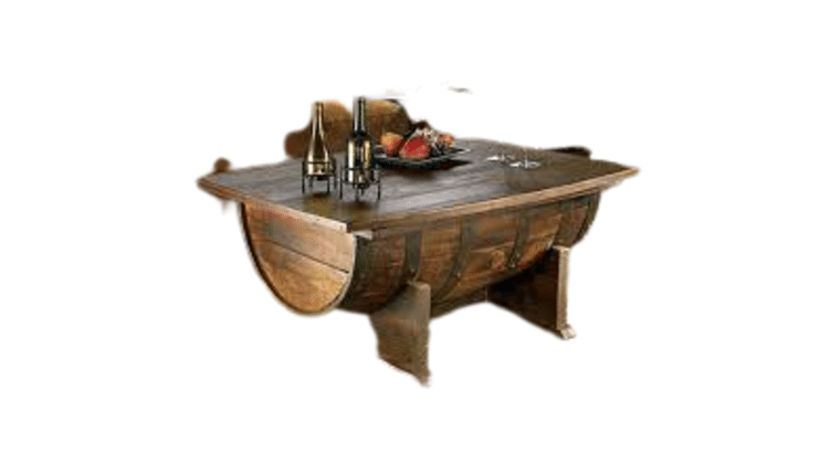 Coffee Table – Whiskey Barrel | Rental