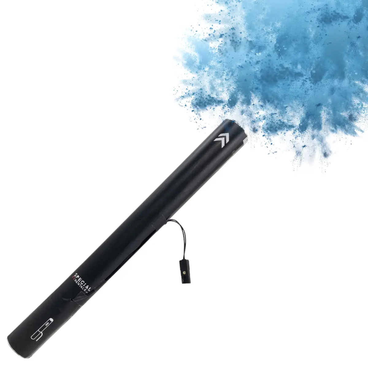 Gender Reveal 19″ Blue Powder Electric Cannon | Rental