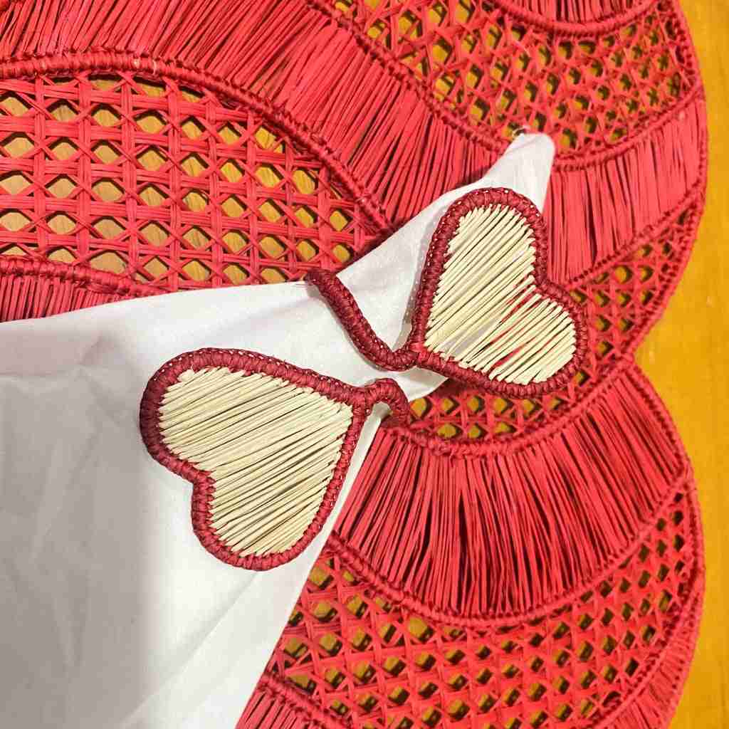 Heart to Heart Woven Napkin Ring | Rental Heart to Heart Woven Napkin Ring | Rental