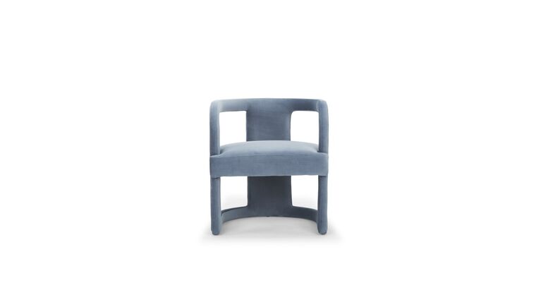 Dust Blue Orrie Barrel Chair | Rental