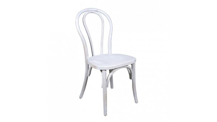 Bentwood Chair – White Wash | Rental