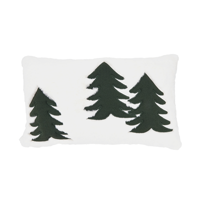 2130 Faux Fur Christmas Tree Pillow | Rental