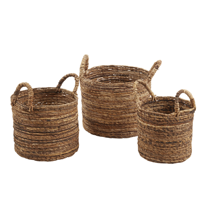 HA200 Abaca Baskets – Set Of 3 | Rental