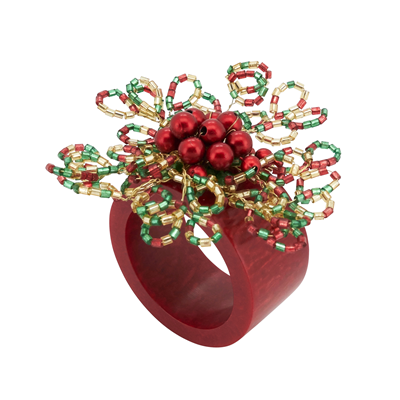 NR042 Beaded Napkin Ring | Rental NR042 Beaded Napkin Ring | Rental
