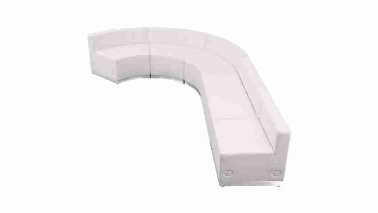 Package – Alon Series Melrose White LeatherSoft Reception Configuration, 5 Pieces | Rental Package – Alon Series Melrose White LeatherSoft Reception Configuration, 5 Pieces | Rental