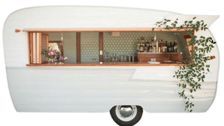 12′ Vintage RV Trailer Bar | Rental 12′ Vintage RV Trailer Bar | Rental