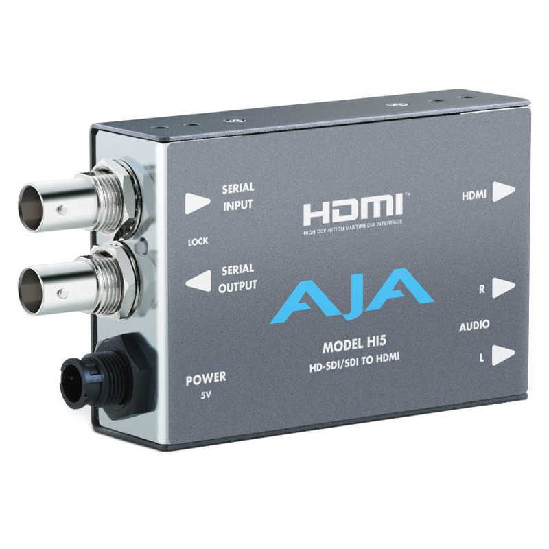 AJA (HI5) 3G SD/HD-SDI to HDMI Converter | Rental AJA (HI5) 3G SD/HD-SDI to HDMI Converter | Rental