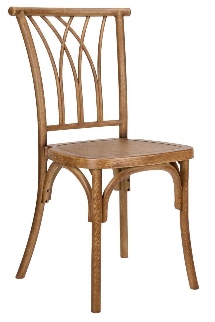 Chestnut ToughResin™ Willow Chair | Rental Chestnut ToughResin™ Willow Chair | Rental