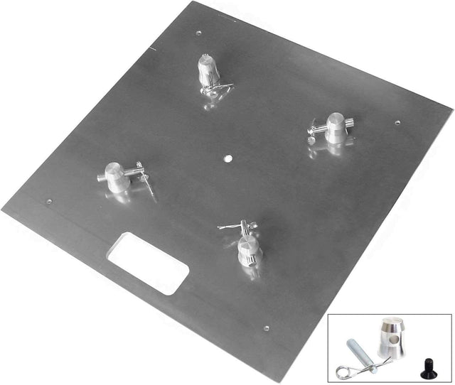 Global Truss 20″x20″ Aluminum Base Plate for F24 Series | Rental Global Truss 20″x20″ Aluminum Base Plate for F24 Series | Rental