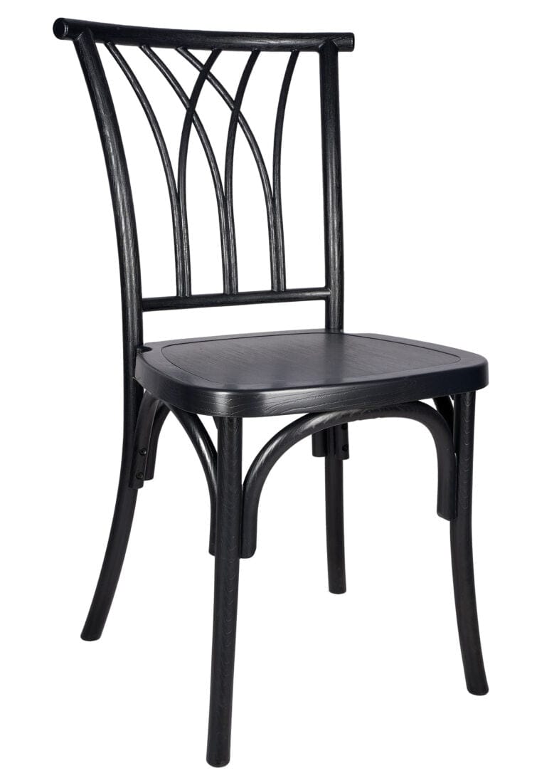 Matte Black ToughResin™ Willow Chair | Rental Matte Black ToughResin™ Willow Chair | Rental