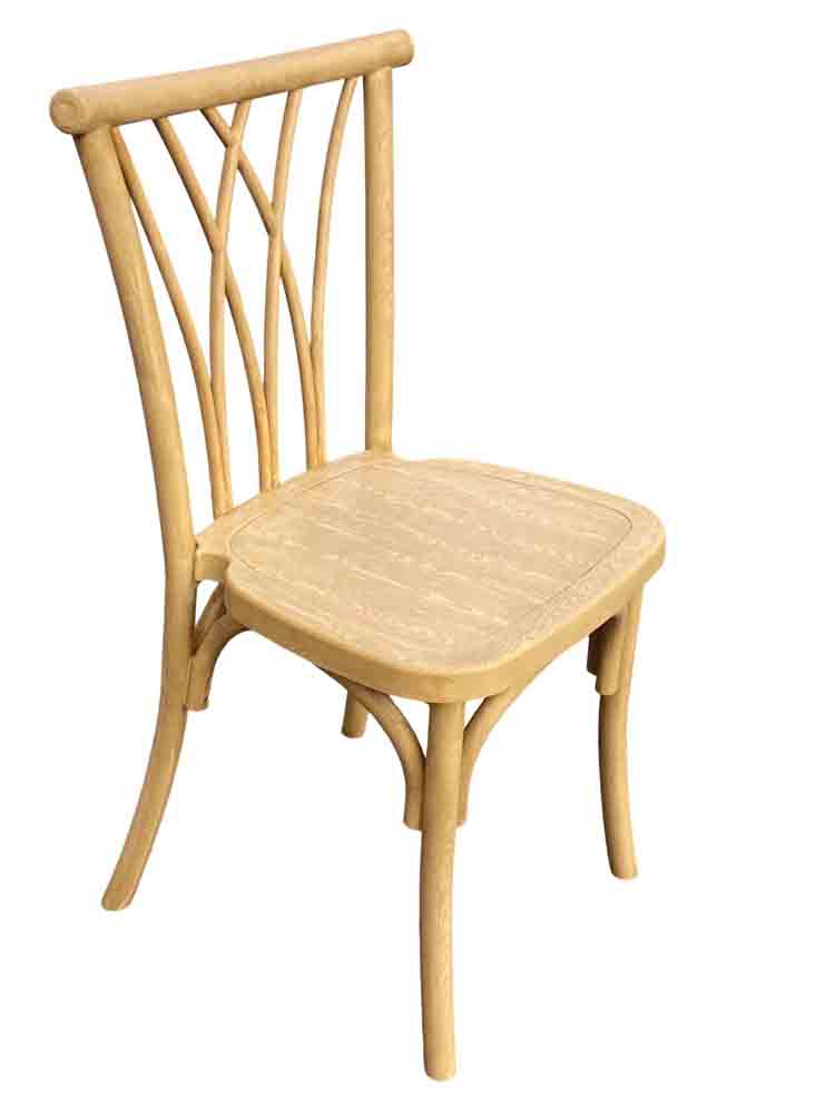 Natural Steel Skeleton™ Willow Chair | Rental Natural Steel Skeleton™ Willow Chair | Rental