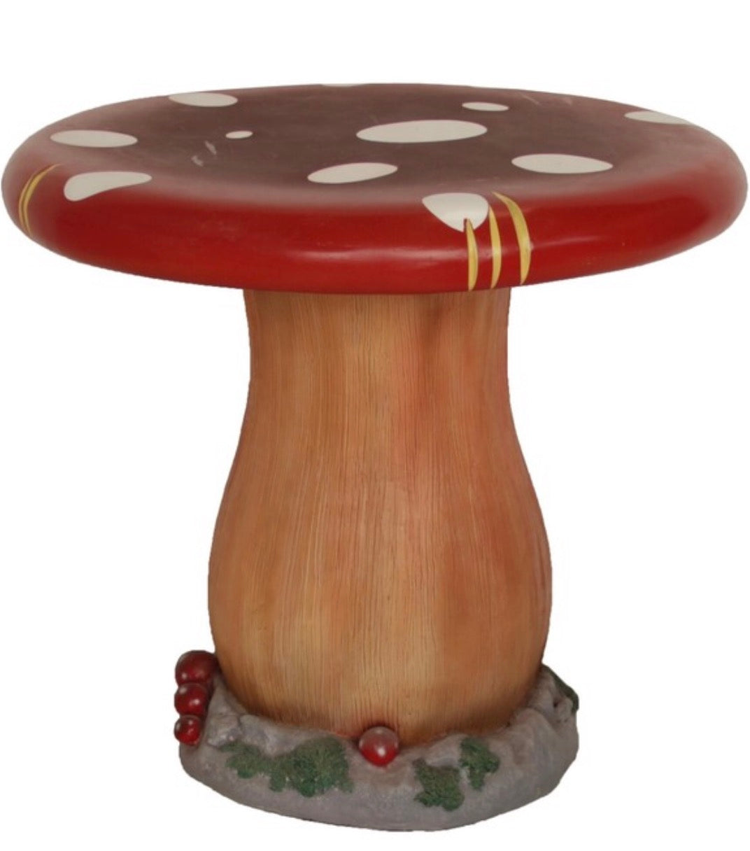 Flat Red Mushroom Top | Rental