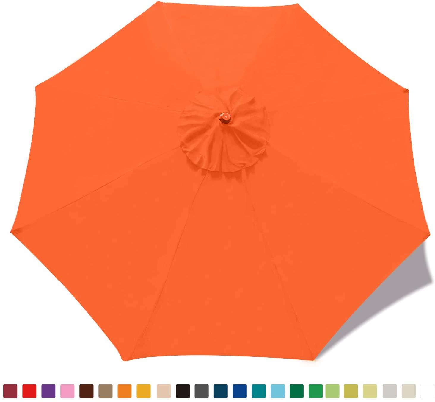 Part | 9′ Market Umbrella Top Only | Orange | Rental Part | 9′ Market Umbrella Top Only | Orange | Rental