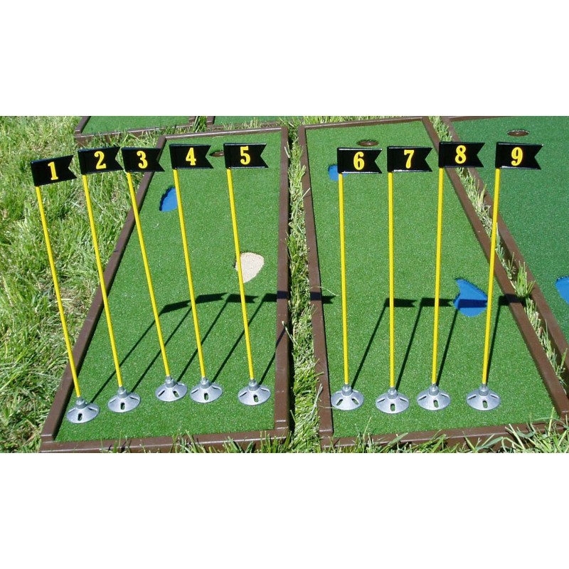Part – Neon/Glow In The Dark Mini Golf Hole Flag #3 | Rental Part – Neon/Glow In The Dark Mini Golf Hole Flag #3 | Rental