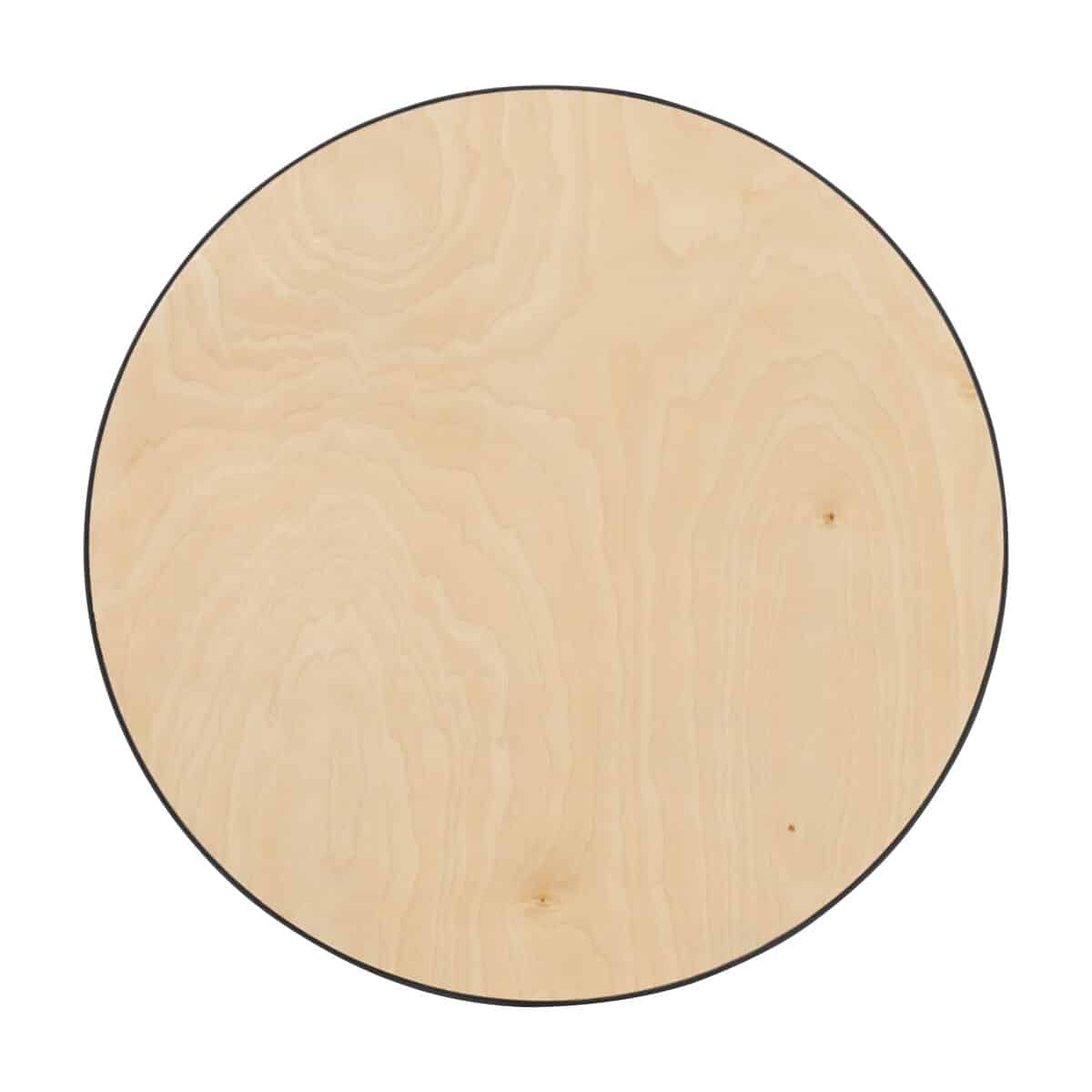 Part – Cocktail Table – Round 30” Laminated Wood Top Only With Metal Coupler Attached | Rental Part – Cocktail Table – Round 30” Laminated Wood Top Only With Metal Coupler Attached | Rental