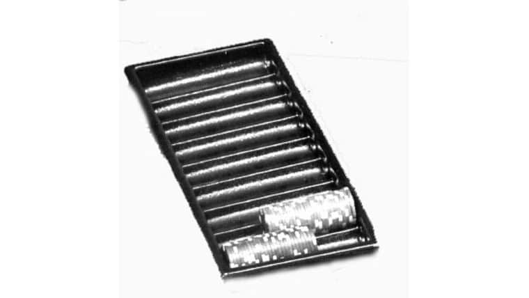 Part - 10 Row Black Plastic Chip Tray | Rental