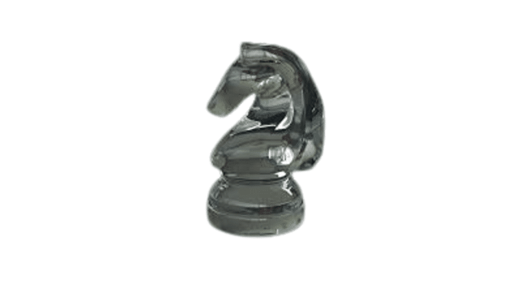 Part – Knight for Glass Chess Set | Rental Part – Knight for Glass Chess Set | Rental