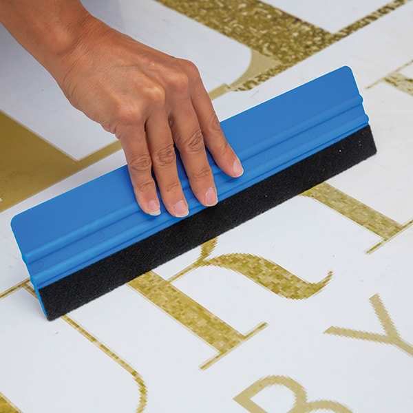 Dance Floor Wrap PVC Felt Applicator Squeegee – 12″ | Rental