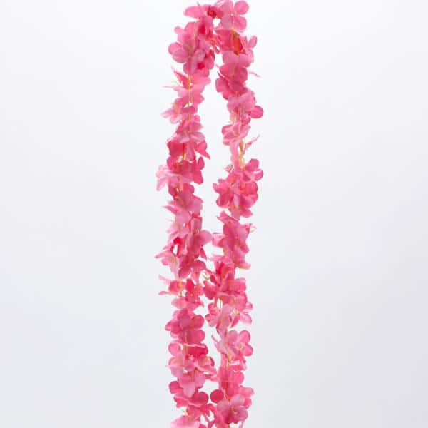 Decostar™ Artificial Flower Garland 80″ Pink | Rental