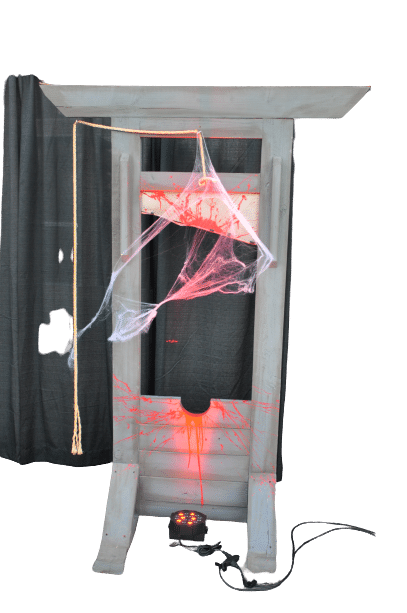 Grey Life Size Guillotine Prop | Rental Grey Life Size Guillotine Prop | Rental