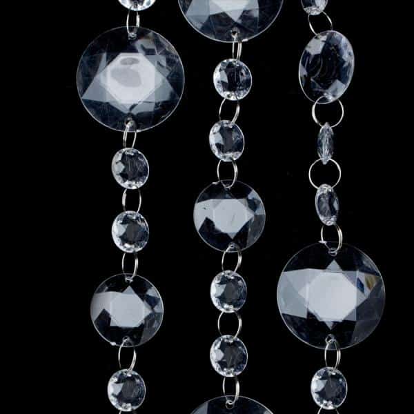 Decostar™ Acrylic Round Garland, Small and Large Beads | Rental Decostar™ Acrylic Round Garland, Small and Large Beads | Rental
