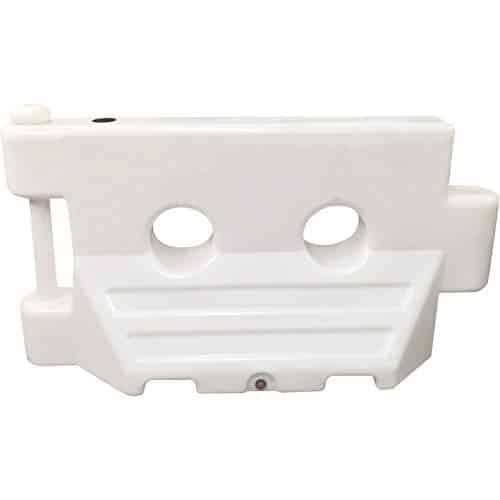 Water Filled Barricade w/Connector Pin Rental – 60″ – White | Rental