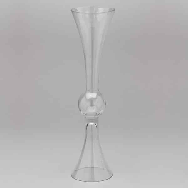 Decostar™ Flute Glass Vase 29.5″ | Rental