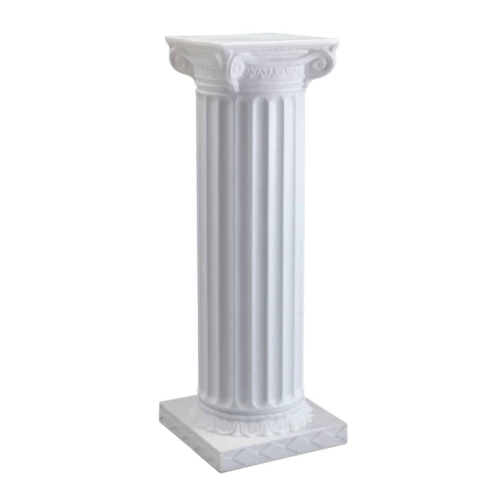 Empire 40″ Column – White | Rental