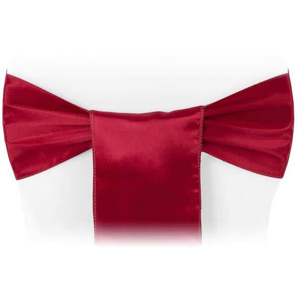 Sleek Satin Sash 6″ x 108″ – Apple Red | Rental Sleek Satin Sash 6″ x 108″ – Apple Red | Rental
