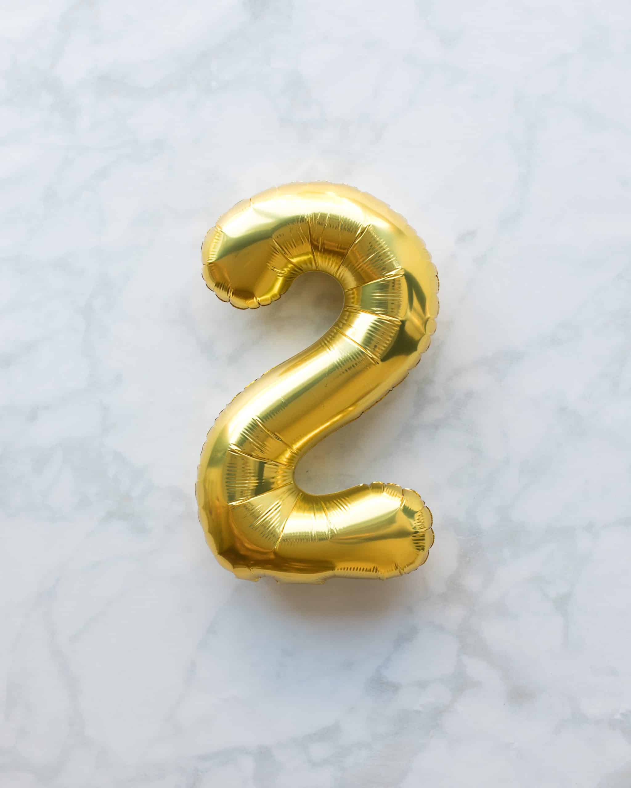 16in Gold Foil Number | Rental 16in Gold Foil Number | Rental