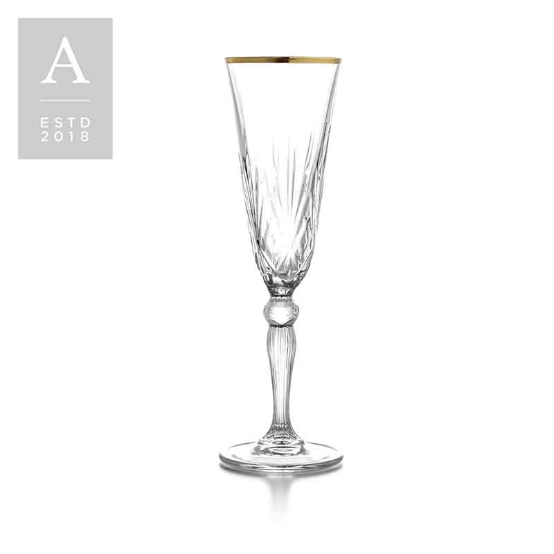 Melodia Gold Champagne Flute | Rental Melodia Gold Champagne Flute | Rental