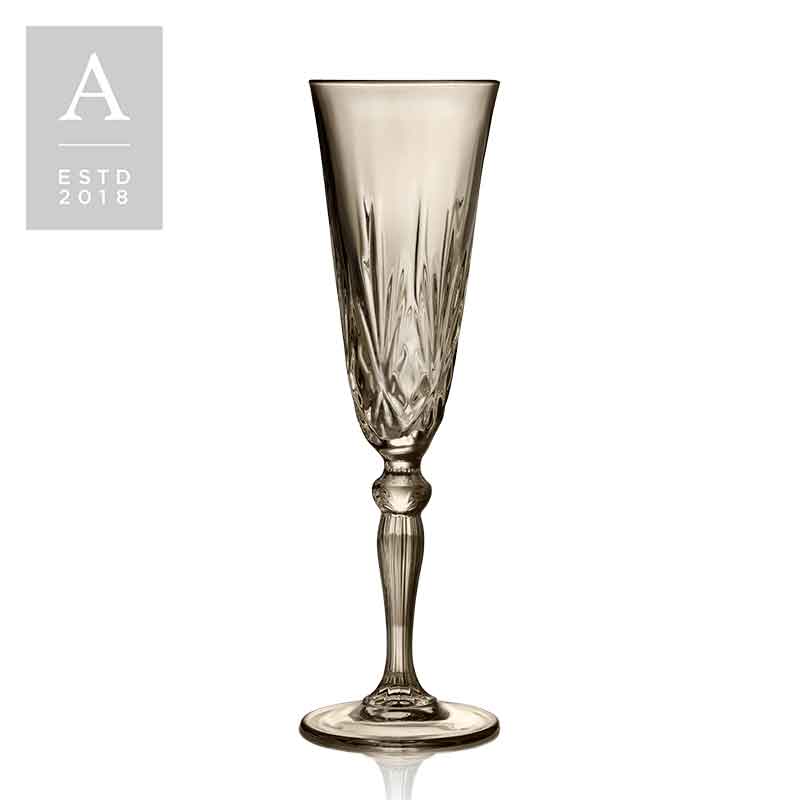 Melodia Smoke Champagne Flute | Rental Melodia Smoke Champagne Flute | Rental
