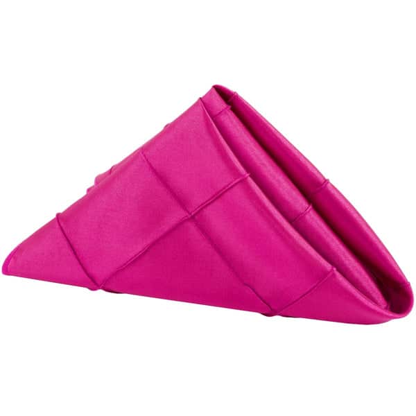 Pintuck Taffeta Napkins – Fuchsia | Rental