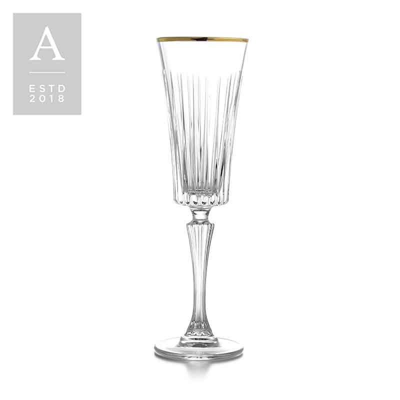 Timeless Gold Champagne Flute | Rental