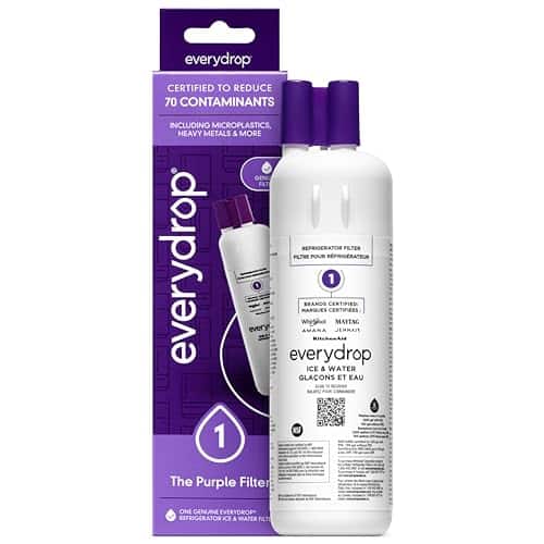 everydrop by Whirlpool Ice and Water Refrigerator Filter 1, EDR1RXD1, Single-Pack , Purple | Rental