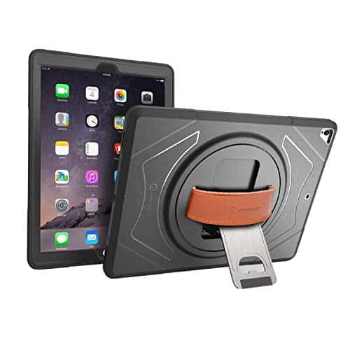New Trent iPad Case for iPad Pro 12.9, Heavy Duty Gladius Full-body Rugged Protective Case with Built-in Screen Protector & Dual Layer Design for Apple iPad Pro 12.9 inch 1st and 2nd Generation | Rental