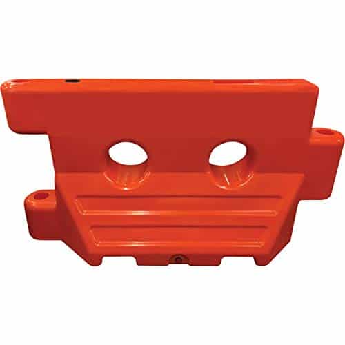 Water Filled Barricade w/Connector Pin Rental – 60″ – Orange | Rental