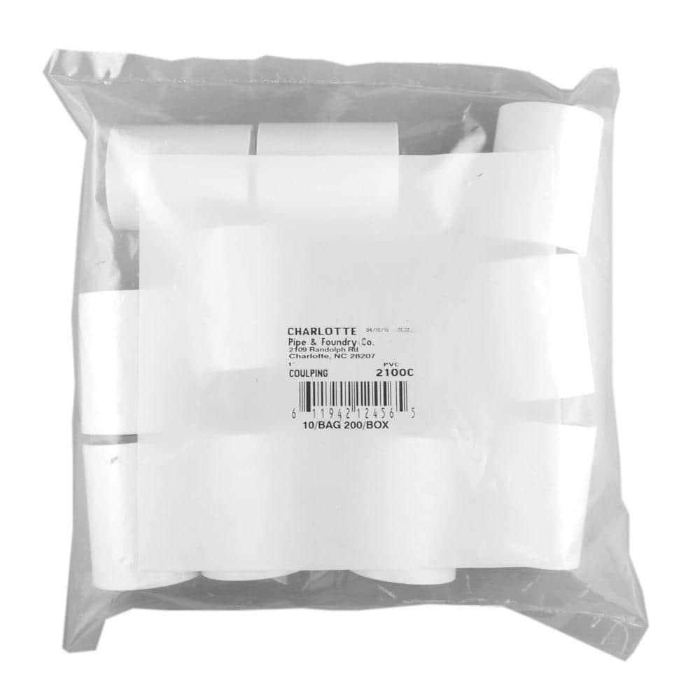 1 in. PVC Sch. 40 S x S Coupling (10-Pack) | Rental 1 in. PVC Sch. 40 S x S Coupling (10-Pack) | Rental