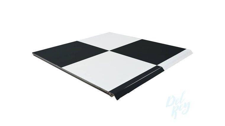 12′ x 12′ Black & White Dance Floor Rental | Rental