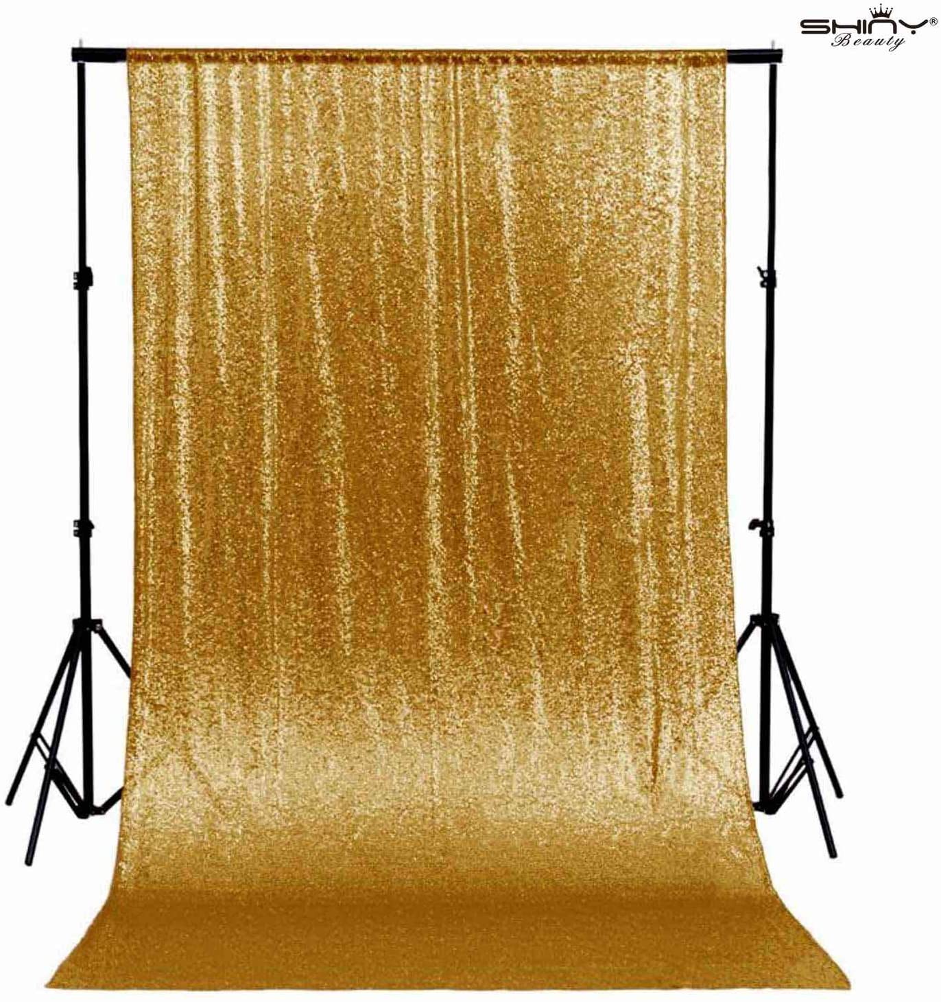 Drapery – Glitter Backdrop Gold 8′ x 8′ | Rental