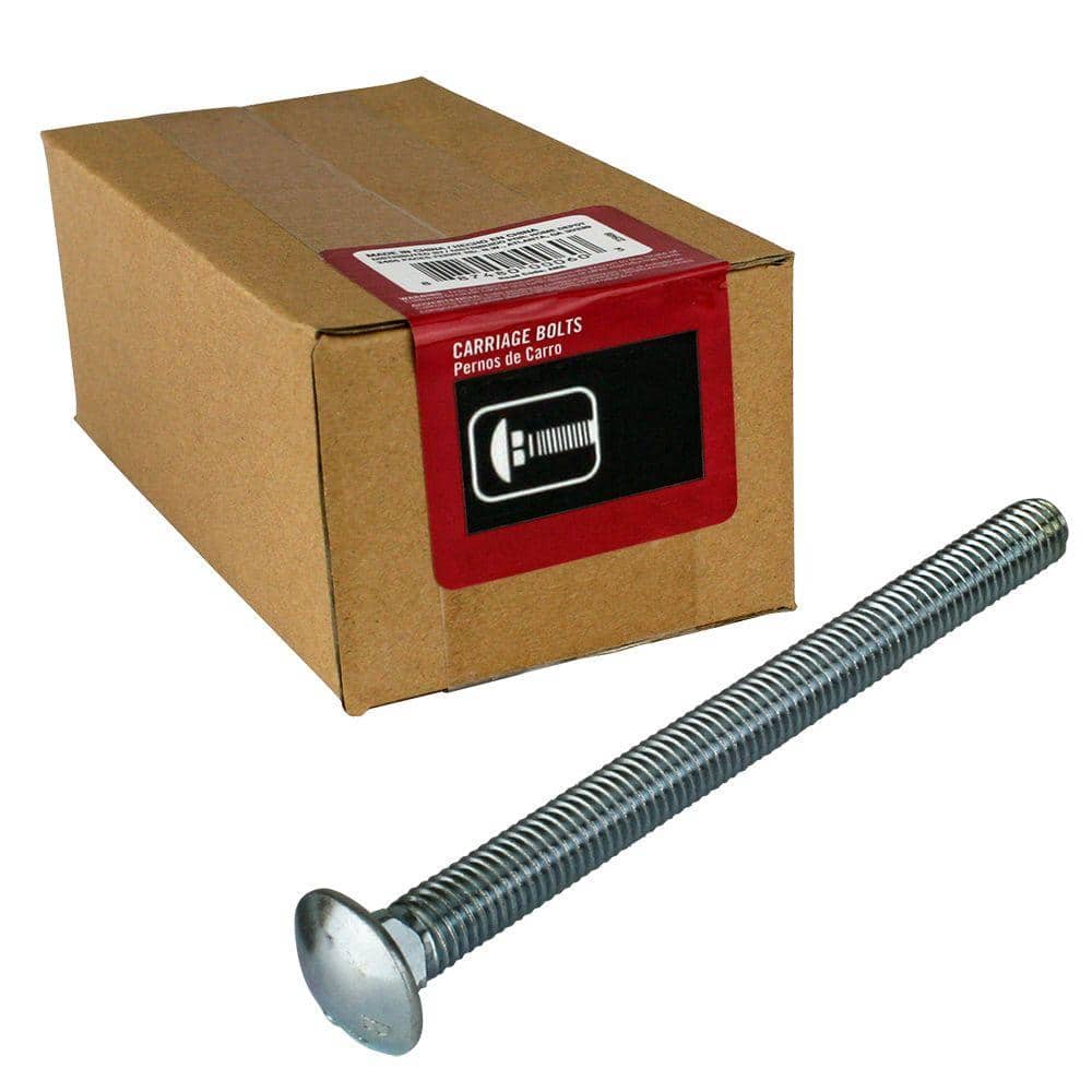 Everbilt — 5/16 in.-18 x 4 in. Zinc Plated Carriage Bolt (50-Pack) | Rental