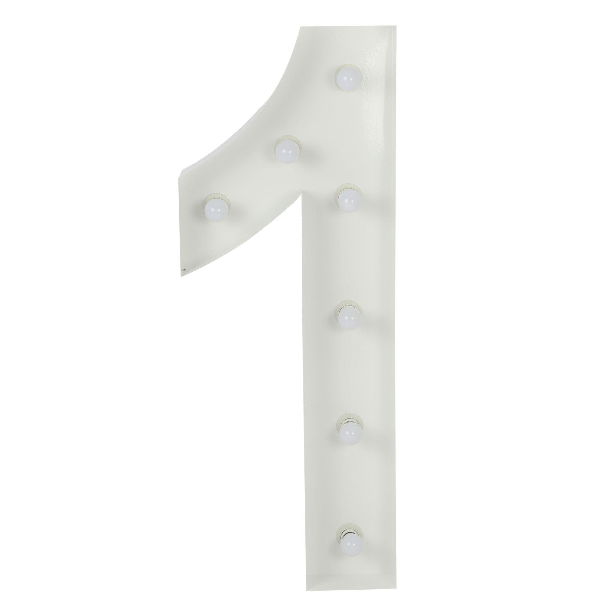 Large 4ft Tall LED Marquee Number – 1 | Rental
