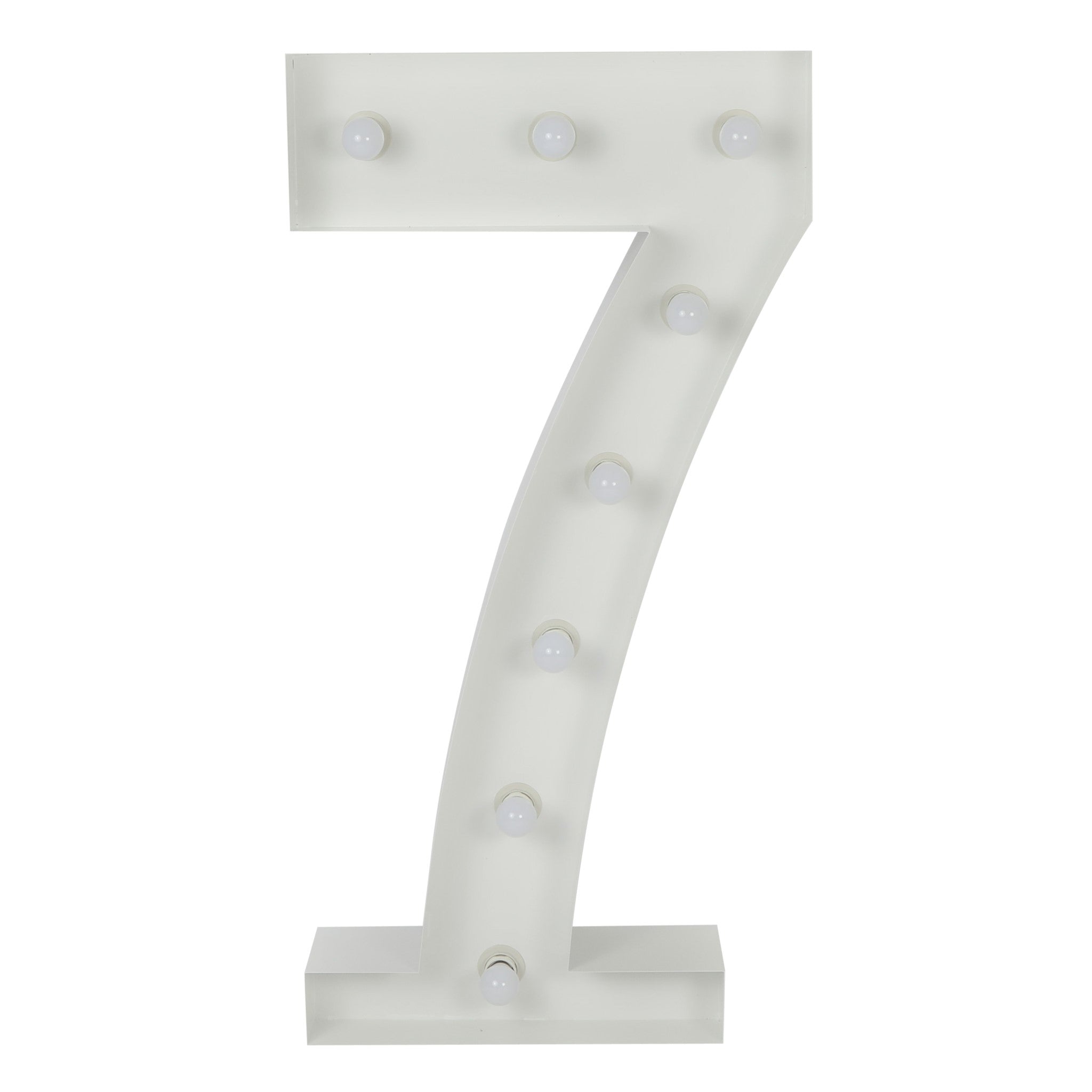 Large 4ft Tall LED Marquee Number – 7 | Rental