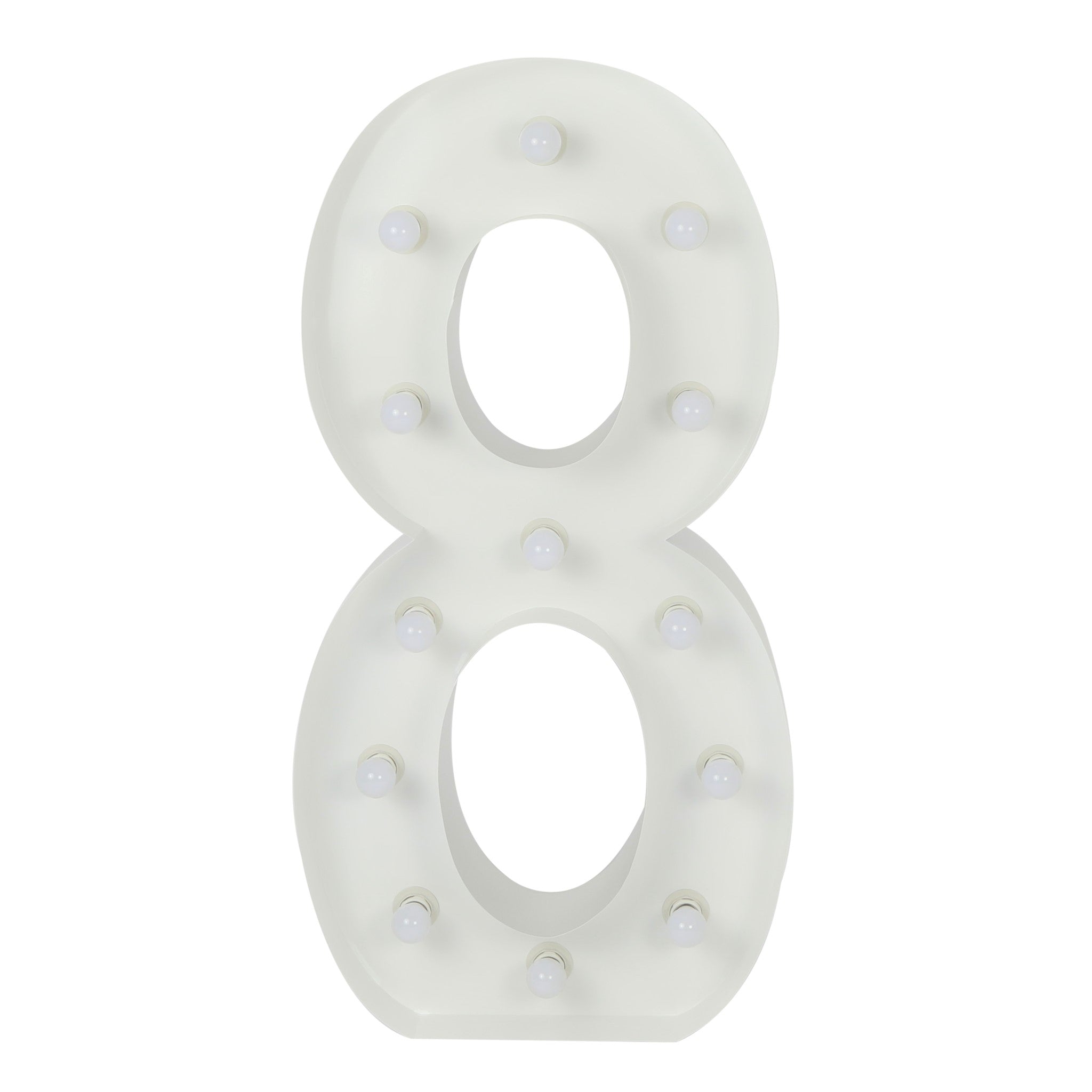 Large 4ft Tall LED Marquee Number – 8 | Rental
