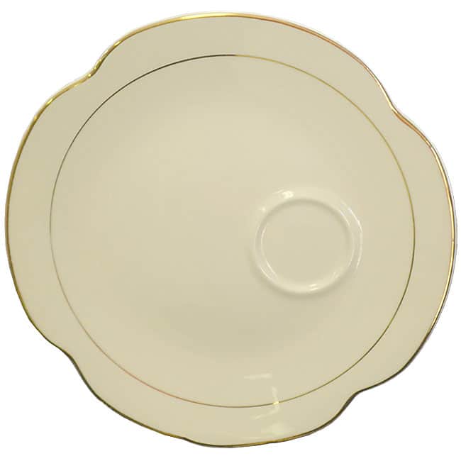 Vintage Bone China w/ Gold Rim Snack Plate | Rental