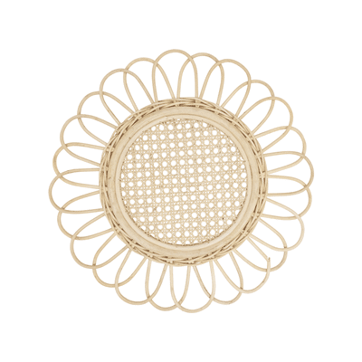 2241 Rattan Loopy Placemat | Rental
