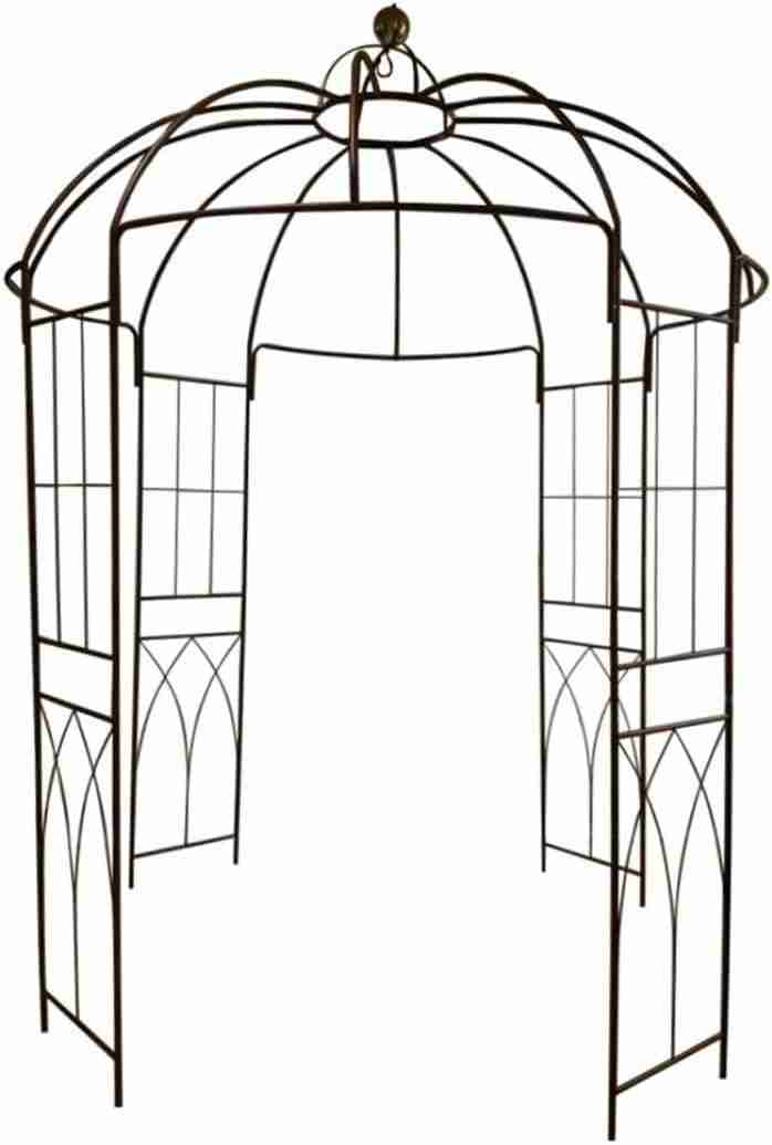 OUTOUR French Style Birdcage Shape Heavy Duty Gazebo,9’Highx 6‘6″Wide,Pergola Pavilion Arch Arbor Arbour Plants Stand Rack for Wedding Outdoor Garden Lawn Backyard Patio,Climbing Vines,Roses,Dark Rust : Patio, Lawn & Garden | Rental OUTOUR French Style Birdcage Shape Heavy Duty Gazebo,9’Highx 6‘6″Wide,Pergola Pavilion Arch Arbor Arbour Plants Stand Rack for Wedding Outdoor Garden Lawn Backyard Patio,Climbing Vines,Roses,Dark Rust : Patio, Lawn & Garden | Rental